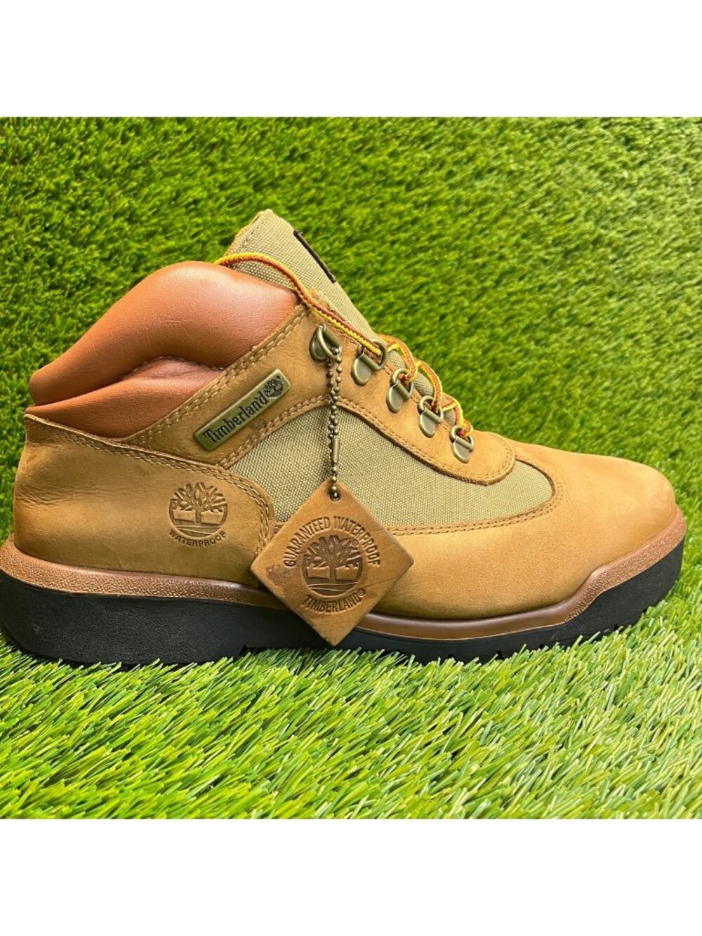 Timberland Classic Field Mens Size 10.5 Brown Leather Waterproof Trail Boots